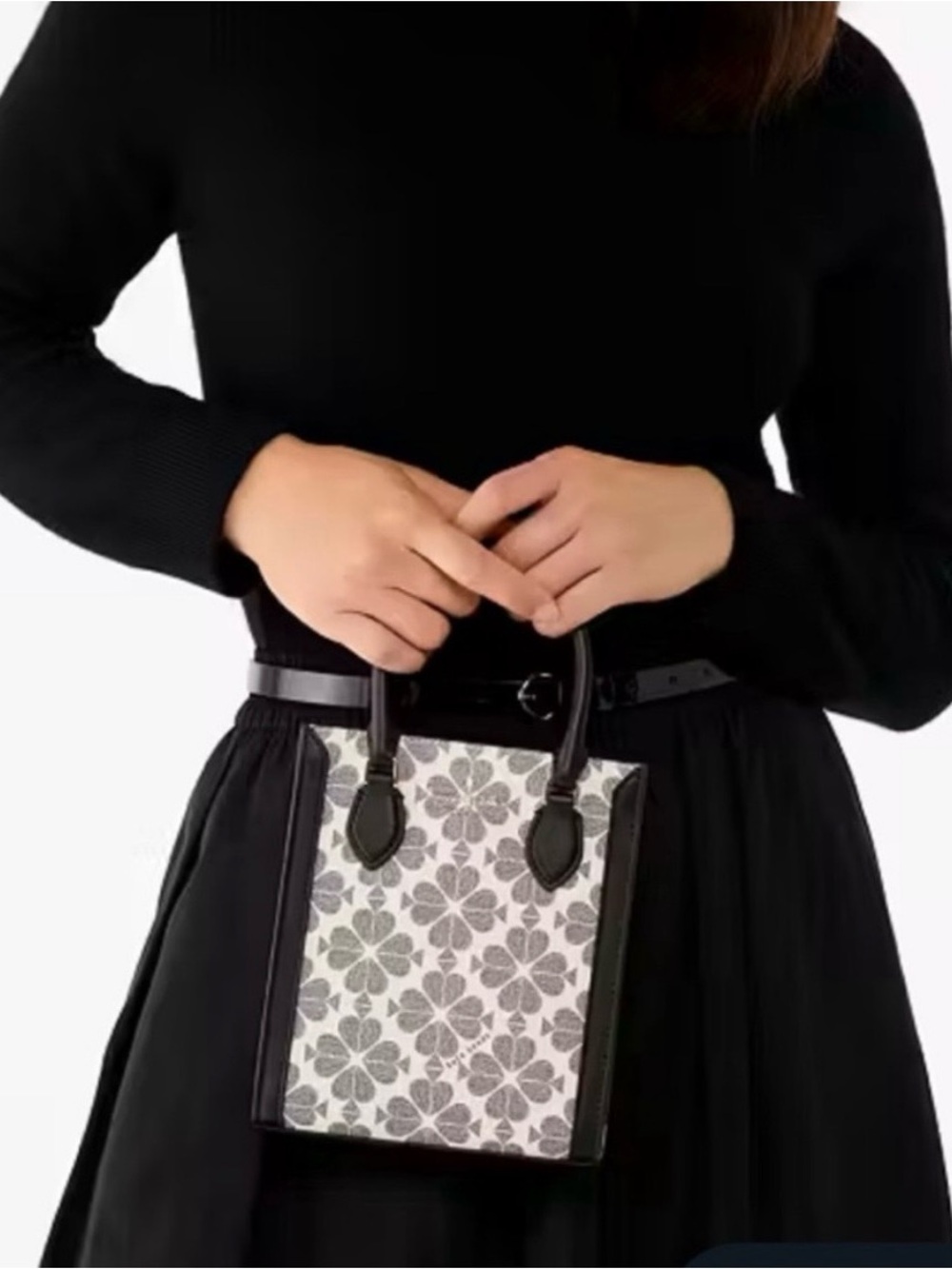 Kate Spade New York | NWT Signature Spade Flower Mini Tote Top Handle/Crossbody - Picture 3 of 7